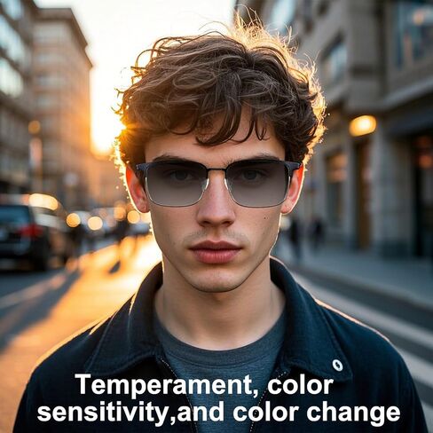 Smart Bluetooth Glasses with AI Translation, 164 Languages Translator, with Speaker,Photochromic Lenses, TR90 Frame, 5H Battery Life, Open-Ear Audio for Men & Women, Driving,Travel&Work in Saudi Arabia