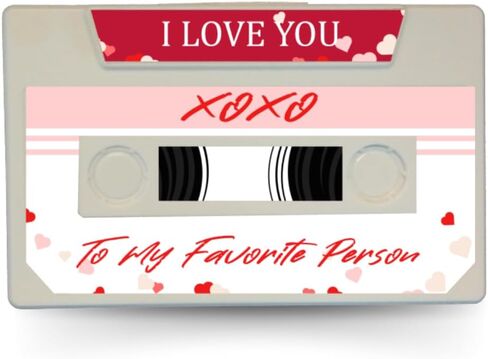 Customizable Cassette Tapes – Personalize with Your Name, Record Your Voice, and Create Unique Gifts! Perfect for Keepsakes, Music, or Special Occasions (Love Notes & Anniversary Edition) in Kuwait