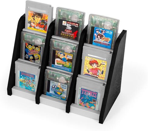 حامل عرض حامل ألعاب CASEMATIX متوافق مع لون Gameboy وخراطيش Gameboy الأصلية، برج منظم قوي لحقيبة الألعاب يحمل 9 ألعاب Game Boy in Saudi Arabia