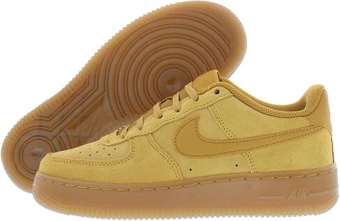 حذاء Nike Air Force 1 LV8 للأطفال الكبار (HQ7476-700، قمح/صمغ بني فاتح/قمح) مقاس 4 in Saudi Arabia