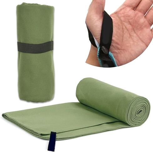 Microfiber Towel Perfect Travel & Gym & Beach Towel,Quick Dry Towel for Camping,Beach,Backpacking,Hiking & Sport in Saudi Arabia