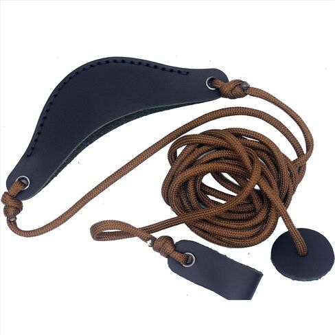 Shepherd Sling Handmade Leather Throwing Old-Fashioned Slingshot Rock Sling Dog Ball Launcher Ball Thrower Dog Tennis Ball Launcher in Saudi Arabia