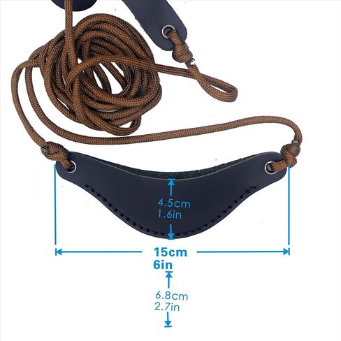 Shepherd Sling Handmade Leather Throwing Old-Fashioned Slingshot Rock Sling Dog Ball Launcher Ball Thrower Dog Tennis Ball Launcher in Saudi Arabia