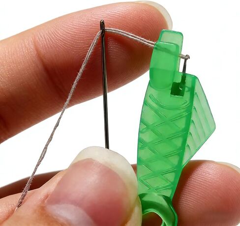 5pcs Needle Threader for Sewing Machine – Fish-Type Automatic Threading Tool for Hand & Machine Sewing, Embroidery, and DIY Crafts - Green in Saudi Arabia