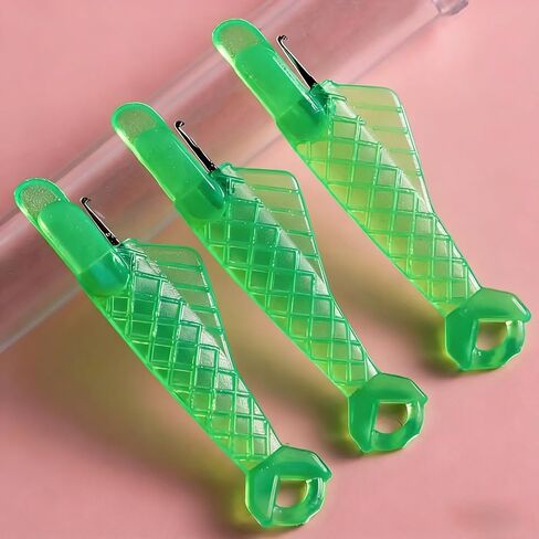 5pcs Needle Threader for Sewing Machine – Fish-Type Automatic Threading Tool for Hand & Machine Sewing, Embroidery, and DIY Crafts - Green in Saudi Arabia