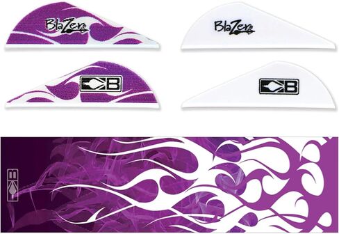 Bohning True Color Blazer Vane & Wrap Combo - Purple Flame in Saudi Arabia