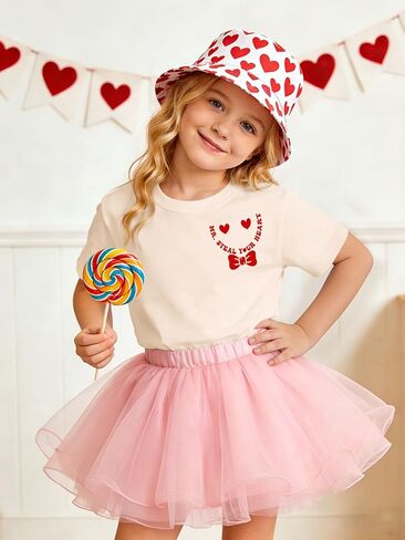 Toddler Valentine Shirt Boys Girls Valentines Day Tshirt Little Kid Funny Cute Graphic Tee Tops 2-7T in Saudi Arabia