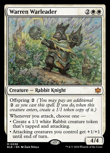 MTG - Warren Warleader Bloomburrow BLB in Saudi Arabia