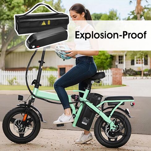 حقيبة بطارية Ebike 2 قطعة 16x5.5x5in حقيبة بطارية ليبو ذات سعة كبيرة مقاومة للانفجار مع مقبض مقاومة للحريق ومقاومة للماء للشحن والتخزين in Kuwait