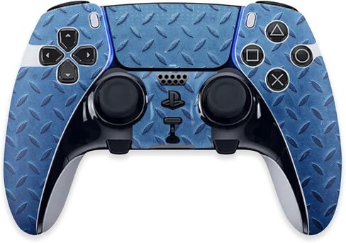 غلاف MightySkins متوافق مع وحدة تحكم PS5 DualSense Edge - Blue Gridiron | غطاء ملتف واقٍ ومتين وفريد ​​من نوعه من الفينيل | سهل التطبيق وتغيير الأنماط | صنع في الولايات المتحدة الأمريكية in Kuwait