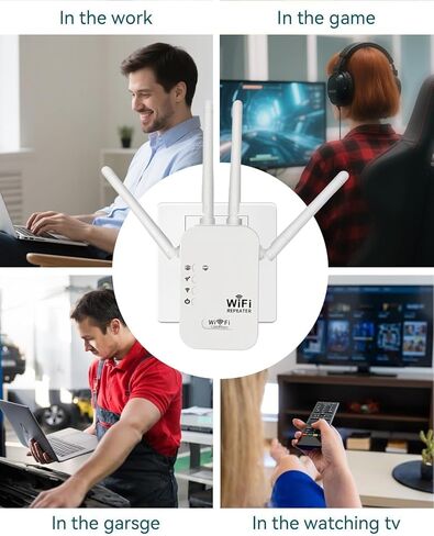 2026 WiFi Extender Signal Booster for Home,Office,Warehouse in Kuwait