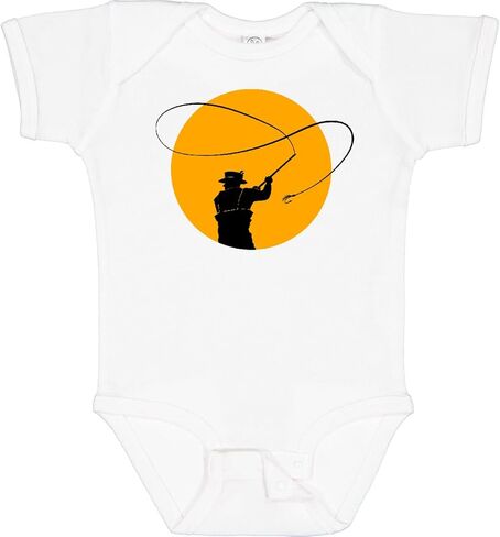 بدلة أطفال Inktastic Fly Fishing Sun Silhouette Baby in Kuwait