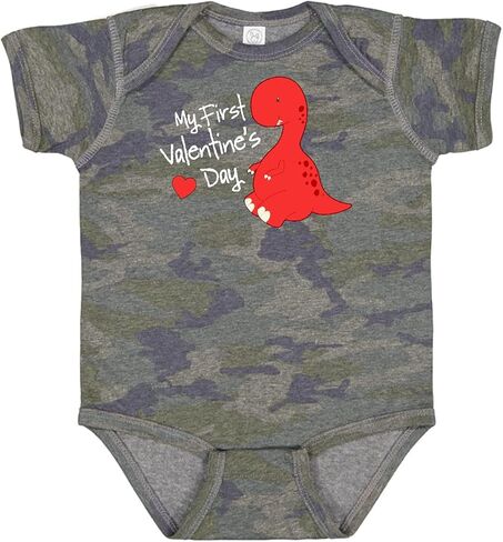 إنكتاستيك ديناصور أحمر لعيد الحب الأول مع بدلة أطفال على شكل قلب in Kuwait