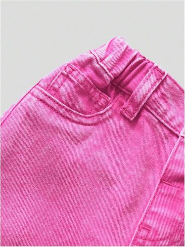 WDIRARA Toddler Girl's Cute Heart Pattern Baggy Jeans Wide Leg Denim Pants in Saudi Arabia