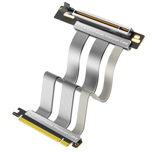 كابل تمديد مرن PCI-E 5.0 16X، كابل رفع وحدة معالجة الرسومات 20 سم مع تركيب رأسي 90 درجة، كابل PCIe عالي السرعة لجهاز الكمبيوتر المكتبي ATX/1U/2U in Kuwait