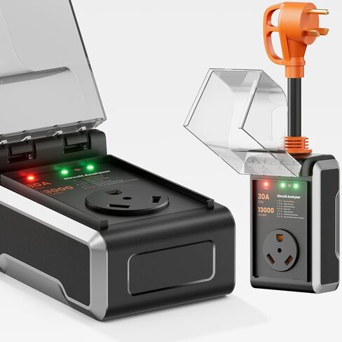 RV Surge Protector 30 amp، 2026 ترقية 13000J Surge Protection RV Surge Protector 30 amp RV Surge Protector مع غطاء مقاوم للماء للتخييم، مقطورات السفر in Kuwait