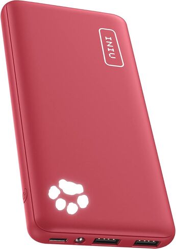 INIU Portable Charger, USB C Slimmest Triple 3A High-Speed 10000mAh Phone Power Bank, Flashlight External Battery Pack Compatible with iPhone 16 15 14 13 12 11 X Samsung S21 S20 Google LG iPad, etc in Saudi Arabia