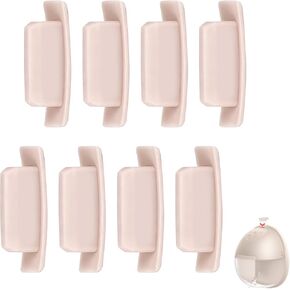 8 قطع غطاء فوهة متوافق مع مضخة الثدي يوفي، غطاء صنبور بديل لمضخة الثدي القابلة للارتداء E10/E20/S1/S1 Pro، سيليكون صالح للطعام، يحمي الحليب من الغبار والتسرب العلوي، قطع بديلة in Kuwait