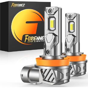 forenner 9006 9005 Light Bulbs Combo, Ultra Brightness 6500K Cool White, 9005/HB3+9006/HB4 Fog Light Bulbs, 1:1 Size Front Fog Lamps, Play-N-Plug, Pack of 4 in Kuwait