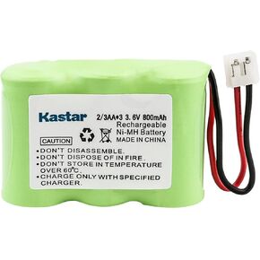 Kastar 6-Pack 3.6V 800mAh Ni-MH Battery Replacement for AT&T Merlin MLC5, MCL5 Lucent 1145, 1165, 1177, 1187, 1445, 1465, 1477, 1487, 2230, 2255, 2422, 2440, 2447, 2455, 3000, 3400, 3410, 4051, 4061 in Kuwait