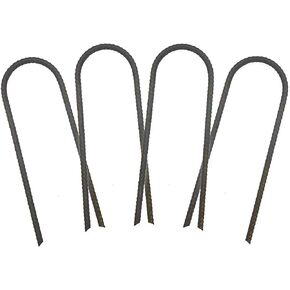 One Stop Outdoor USA Made - (8-Piece Set) Trampoline Wind Stakes 0.375 Inch Heavy Duty Stake Safety Ground Anchor Non-Galvanized Steel Rebar Wind Stakes in Kuwait