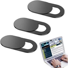 Kit 6 Camera Cover Privacy Webcam Notebook Protector Camera Laptop Cell Phone Netbook Anti-Spy Sticker Opens and Closes Slim and Discreet - Differia® in Saudi Arabia