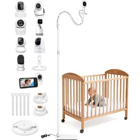 82" Adjustable Height Baby Monitor Floor Stand with Flexible Gooseneck - No Drill & Tool-Free,Sturdy Base,Fits Nanit Pro & Flex,HelloBaby,Kasa,Tapo & Most Baby Monitor Cams (Camera Not Included) in Saudi Arabia