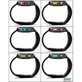 ستيكر توك Vibrant Apple Watch Crown Button Dots، قطر 0.55 سم، 1.05 سم في 0.35 سم in Saudi Arabia