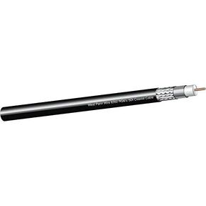 1000' West Penn Wire 6350 CMR 18 AWG 3G-SDI RG6/U HD-SDI Coaxial Cable - Black (Equival. Belden 1694A) in Kuwait