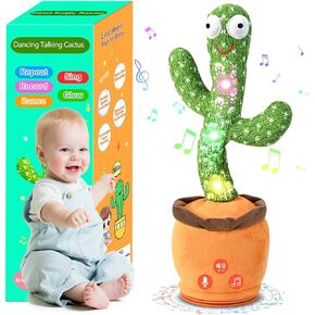 لعبة الصبار الناطقة والراقصة القابلة لإعادة الشحن للأطفال الصغار، هدايا للأولاد والبنات ومحاكاة الغناء وتسجيل تكرار ما تقوله مع 120 أغنية إنجليزية in Kuwait