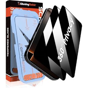chubbycable 360 Privacy Screen Protector for iPhone 15 Pro, 2 Pack in Saudi Arabia