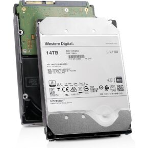 محرك الأقراص الصلبة Western Digital Ultrastar DC HC530 WUH721414AL4204 0F31002 14 تيرابايت SAS 12 جيجابايت/ثانية 4Kn 3.5 بوصة محرك الأقراص الصلبة للمؤسسات (متجدد) in Kuwait