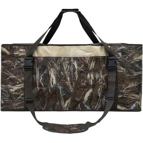 حقيبة شرك البط ذات 12 فتحة مع حزام كتف مبطن وقابل للتعديل، غطاء غبار وشبكة تصريف سفلية، طباعة مموهة، حقيبة صيد البط لحماية فخاخ البط in Kuwait