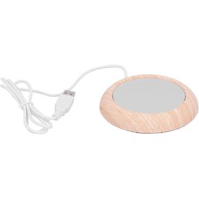 Rengue Wood Pattern USB Heater Pad, Beverage Warmers Cup Warmer Mat 80℃ with Anti Scald Design for Milk Tea Coffee Drink Wood Pattern USB Heater Pad, Fast Heating Cup Kitchen in Saudi Arabia