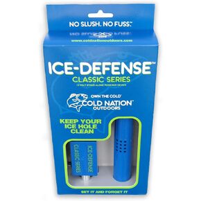 Classic Series Ice Hole Opener - Blue - Straight Edge Alloy Steel Blade - Compact Style - Ideal for Cutting Ice in Saudi Arabia