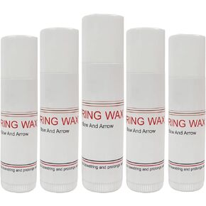 5 Pieces Bow String Wax, Protective Bowstring Waterproof Rail Lube for Crossbow Recurve Compound Bow, Archery Bowstring Wax Reduce Friction and Prevent Fraying in Kuwait