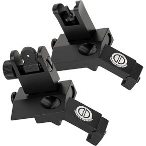 - شركة مملوكة للطبيب البيطري القتالي - Dagger Defense flip up BUIS 45 درجة Picatinny Rail مثبتة على مشاهد حديدية احتياطية. in Kuwait