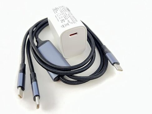 OMNIHIL Wall Charger+3.2FT USB-C Splitter Cable Compatible with HiFi Walker H2 MP3 Player in Saudi Arabia