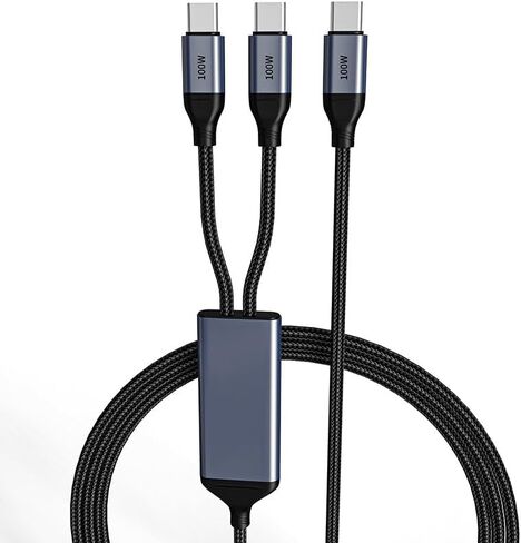 OMNIHIL Wall Charger+3.2FT USB-C Splitter Cable Compatible with HiFi Walker H2 MP3 Player in Saudi Arabia