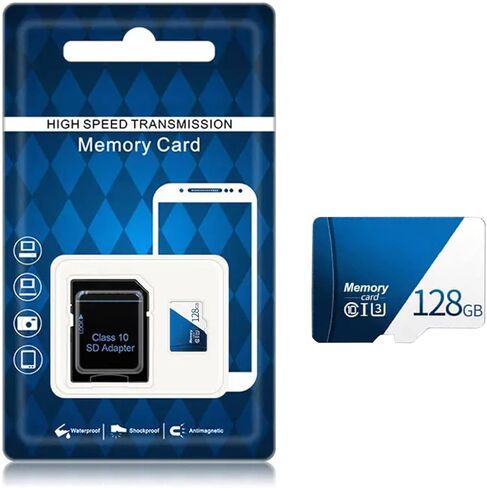 64GB Micro Memory Card with Adapter, TF Memory Card Class 10, High Speed UHS-I C10 A3 TF Card for Tablet/Mobile Phone/Camera/Car Audio/Game Console in Saudi Arabia