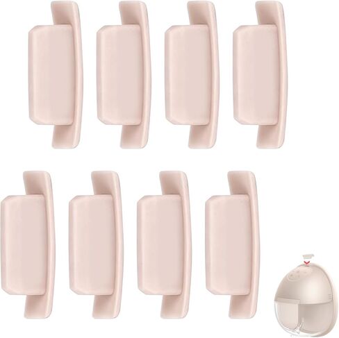 8 قطع غطاء فوهة متوافق مع مضخة الثدي يوفي، غطاء صنبور بديل لمضخة الثدي القابلة للارتداء E10/E20/S1/S1 Pro، سيليكون صالح للطعام، يحمي الحليب من الغبار والتسرب العلوي، قطع بديلة in Kuwait