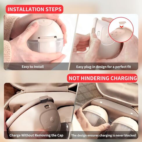 8 قطع غطاء فوهة متوافق مع مضخة الثدي يوفي، غطاء صنبور بديل لمضخة الثدي القابلة للارتداء E10/E20/S1/S1 Pro، سيليكون صالح للطعام، يحمي الحليب من الغبار والتسرب العلوي، قطع بديلة in Kuwait