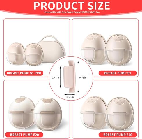 8 قطع غطاء فوهة متوافق مع مضخة الثدي يوفي، غطاء صنبور بديل لمضخة الثدي القابلة للارتداء E10/E20/S1/S1 Pro، سيليكون صالح للطعام، يحمي الحليب من الغبار والتسرب العلوي، قطع بديلة in Kuwait
