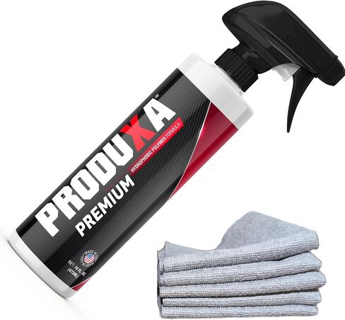 بخاخ PRODUXA Premium مسعور - شمع بخاخ السيارة شديد اللمعان وفائق اللمعان - ملمع طلاء المركبات سهل الاستخدام للسيارات والقوارب والأسطح الأخرى (16 أونصة) in Kuwait