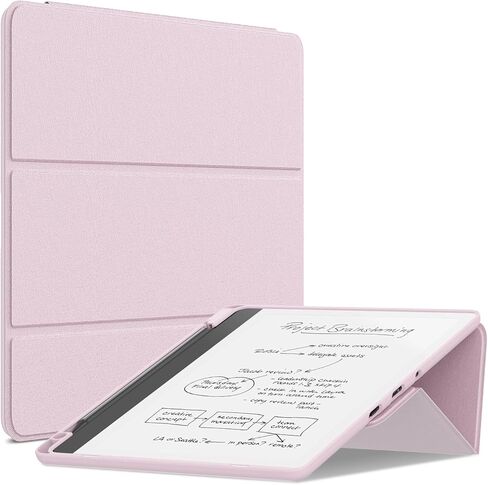 All-New Kindle Scribe Case (10.2", 2024/2022 Released), Sanyetral Premium PU Leather Dual Angle Trifold Stand Cover with Pen Holder and Auto Sleep/Wake Function, Not for TCL Remarkable -Dark Blue in Saudi Arabia