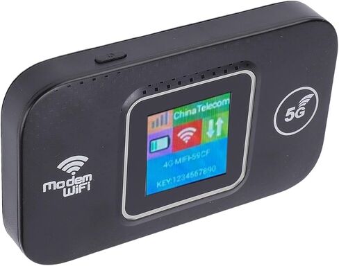 راوتر VBESTLIFE 4G LTE المحمول WiFi مع فتحة لبطاقة SIM، جهاز نقطة اتصال محمول للسفر بسرعة 300 ميجابت في الثانية، مودم إنترنت لاسلكي، 3000 مللي أمبير في الساعة، 12 مستخدمًا in Saudi Arabia
