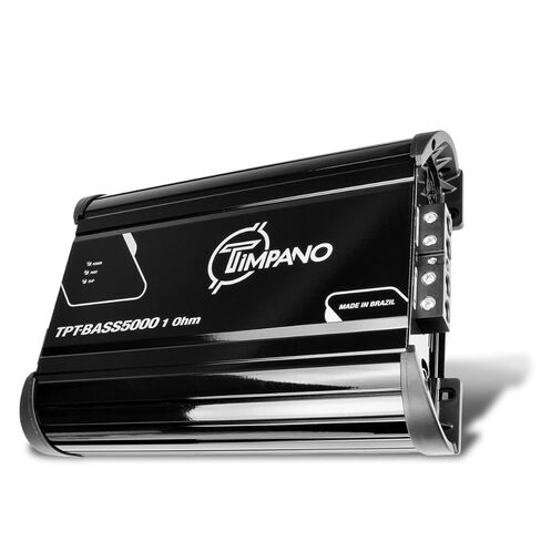 Timpano 5000 Watts Mono Subwoofer مضخم صوت السيارة TPT-BASS5000 1 أوم - 12 فولت 5K Monoblock Class D Car Amp، كروس مدمج وتعزيز الجهير مع مراوح ذكية in Saudi Arabia