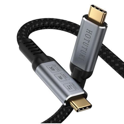 usbc to usbc Data Cable 3.3FT Compatible with Thunderbolt 4/3,Type c to Type c,USBC 3.2 Monitor Cable Support 20Gbps 240W PD Fast Charging Cord, 4K@120Hz for eGPU, Monitor,ssd in Saudi Arabia