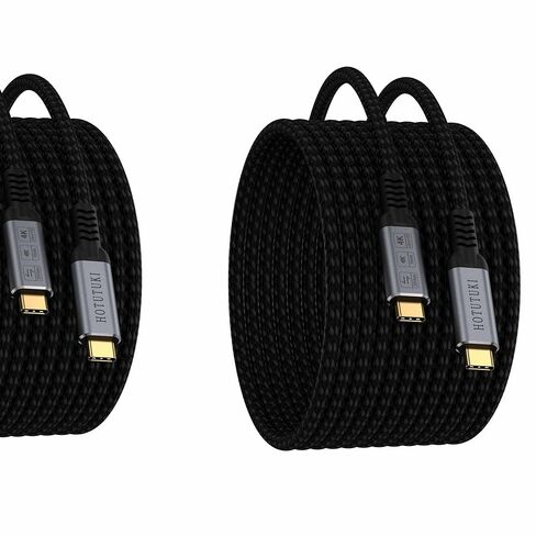 usbc to usbc Data Cable 3.3FT Compatible with Thunderbolt 4/3,Type c to Type c,USBC 3.2 Monitor Cable Support 20Gbps 240W PD Fast Charging Cord, 4K@120Hz for eGPU, Monitor,ssd in Saudi Arabia