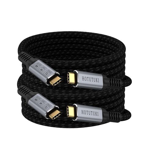 usbc to usbc Data Cable 3.3FT Compatible with Thunderbolt 4/3,Type c to Type c,USBC 3.2 Monitor Cable Support 20Gbps 240W PD Fast Charging Cord, 4K@120Hz for eGPU, Monitor,ssd in Saudi Arabia